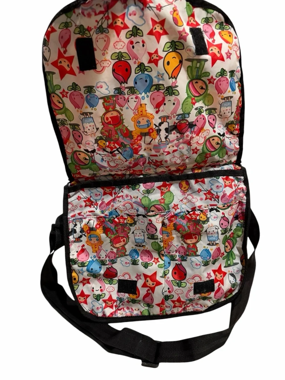 Tokidoki x LeSportsac Vintage Character Print Crossbody Messenger Bag